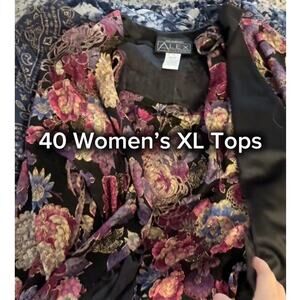 40 BULK XL WOMEN'S TOPS - Calvin Klein, Michael Kors & MORE